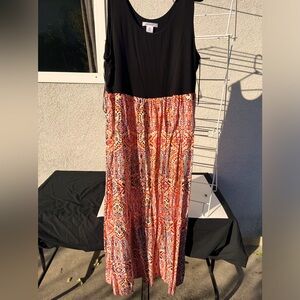 Lucky mixed media dress size 1X